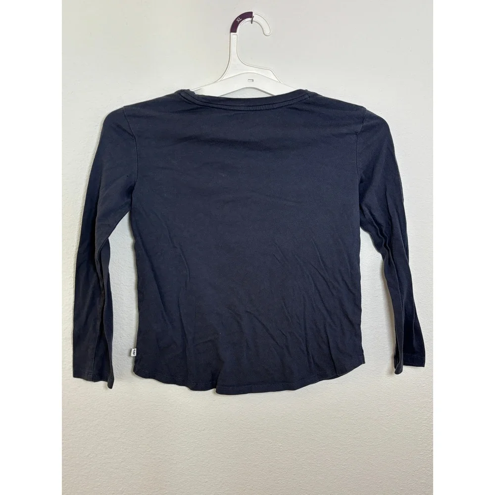 GAP Kids Disney Mickey Mouse Halloween Ghost Boo Who Long Sleeve Shirt Gray M